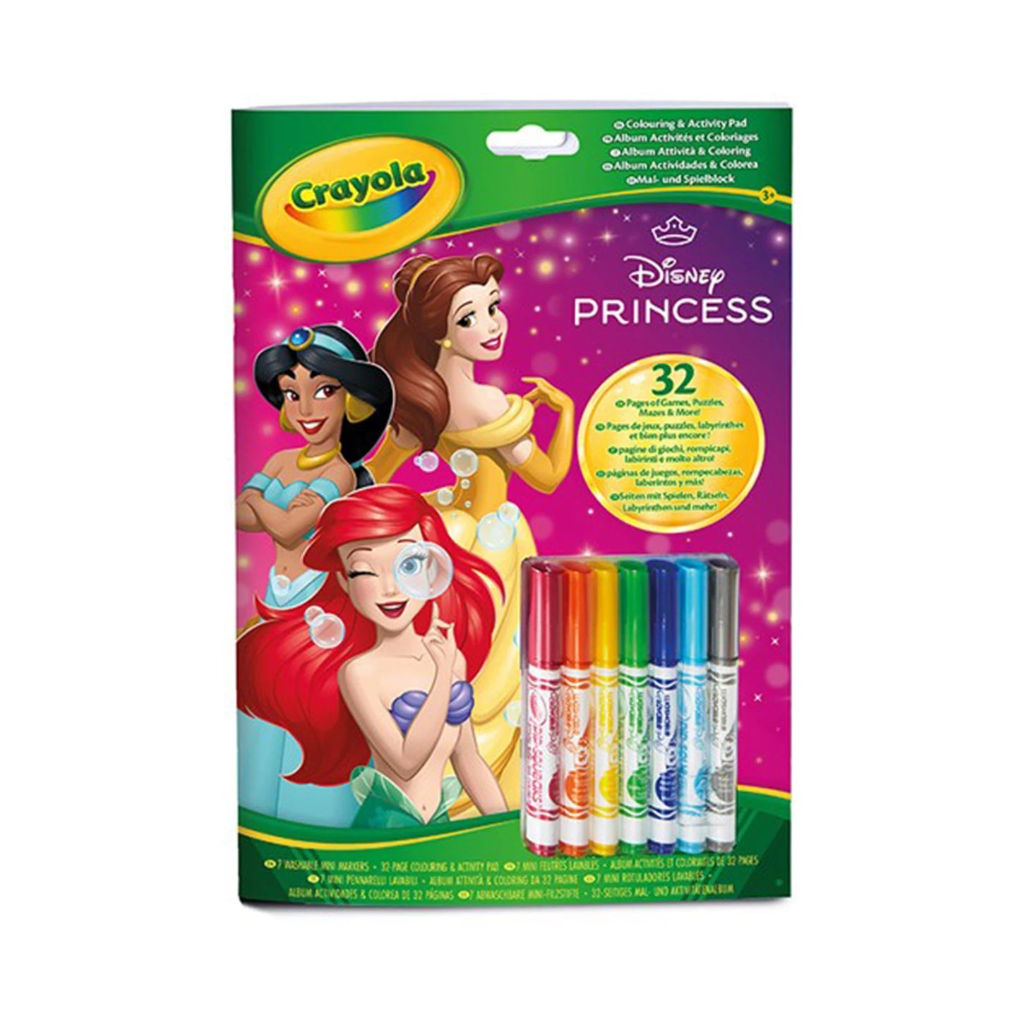 LIBRO DA COLORARE E ATTIVITÀ DELLE PRINCIPESSE DISNEY