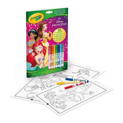 LIBRO DA COLORARE E ATTIVITÀ DELLE PRINCIPESSE DISNEY