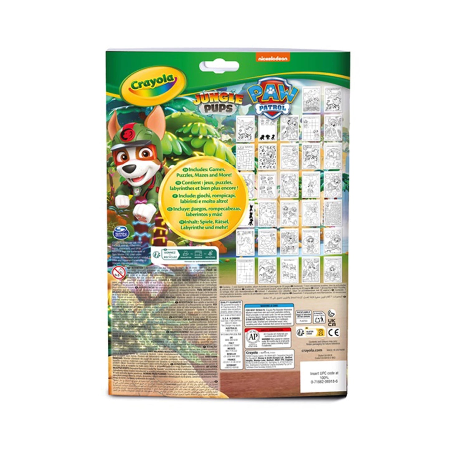 LIBRO DA COLORARE E ATTIVITÀ DI PAW PATROL