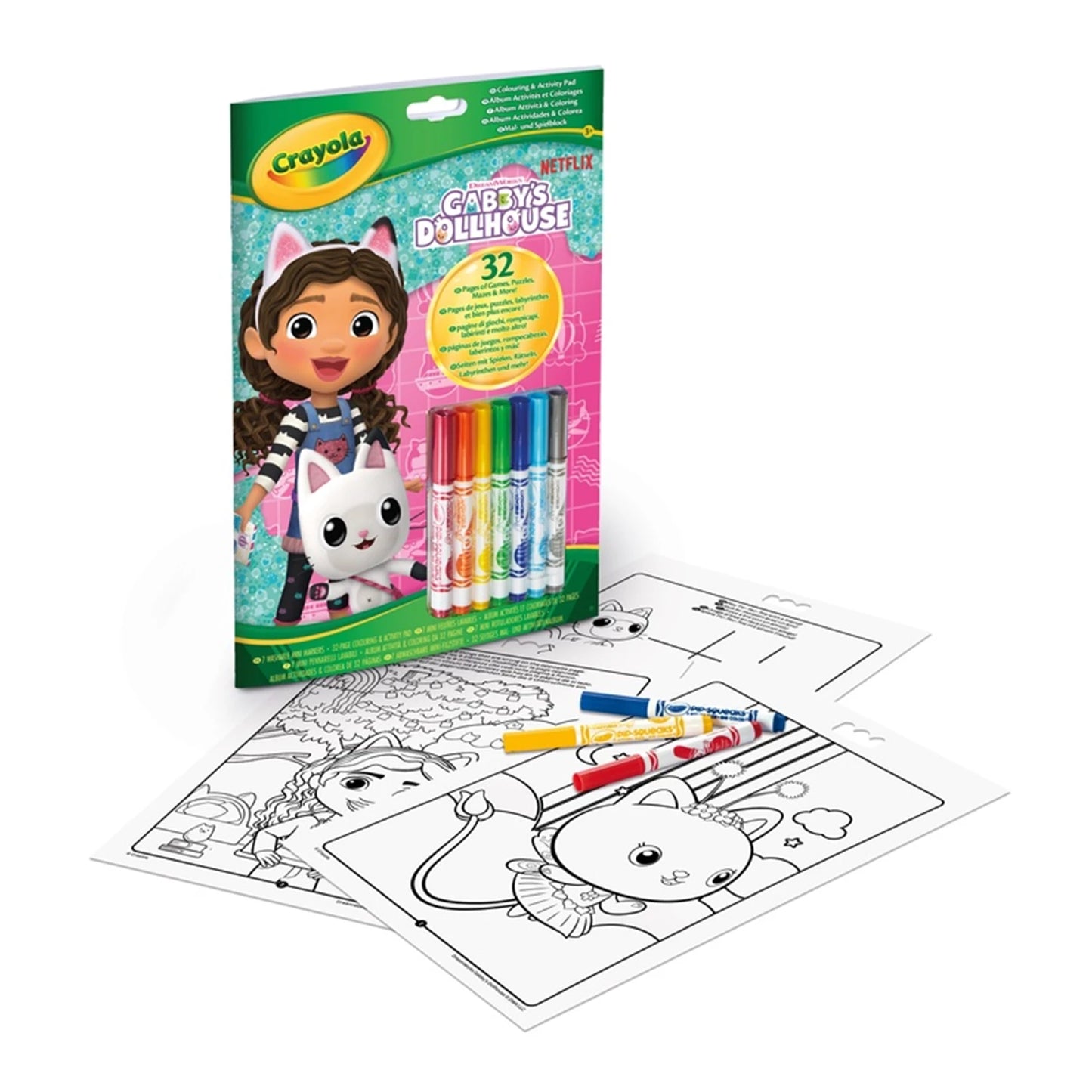LIBRO DA COLORARE E ATTIVITÀ SULLA CASA DELLE BAMBOLE DI GABBY