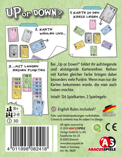 HOCH ODER RUNTER? (D)