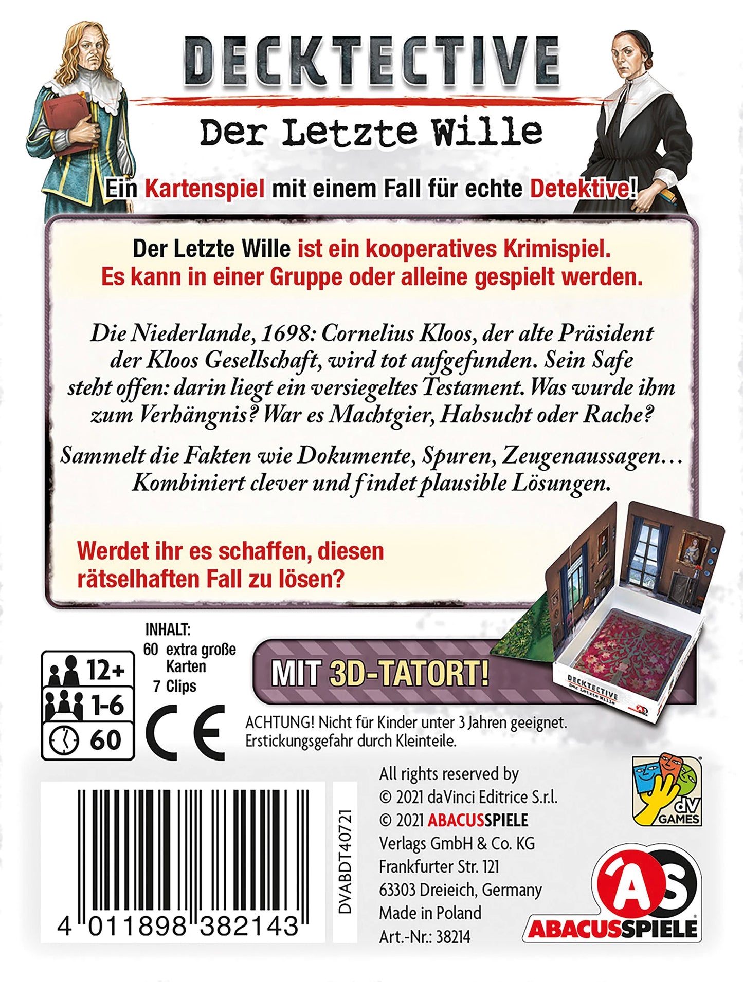 DECKTECTIVE - LETZTER WILLE (D)