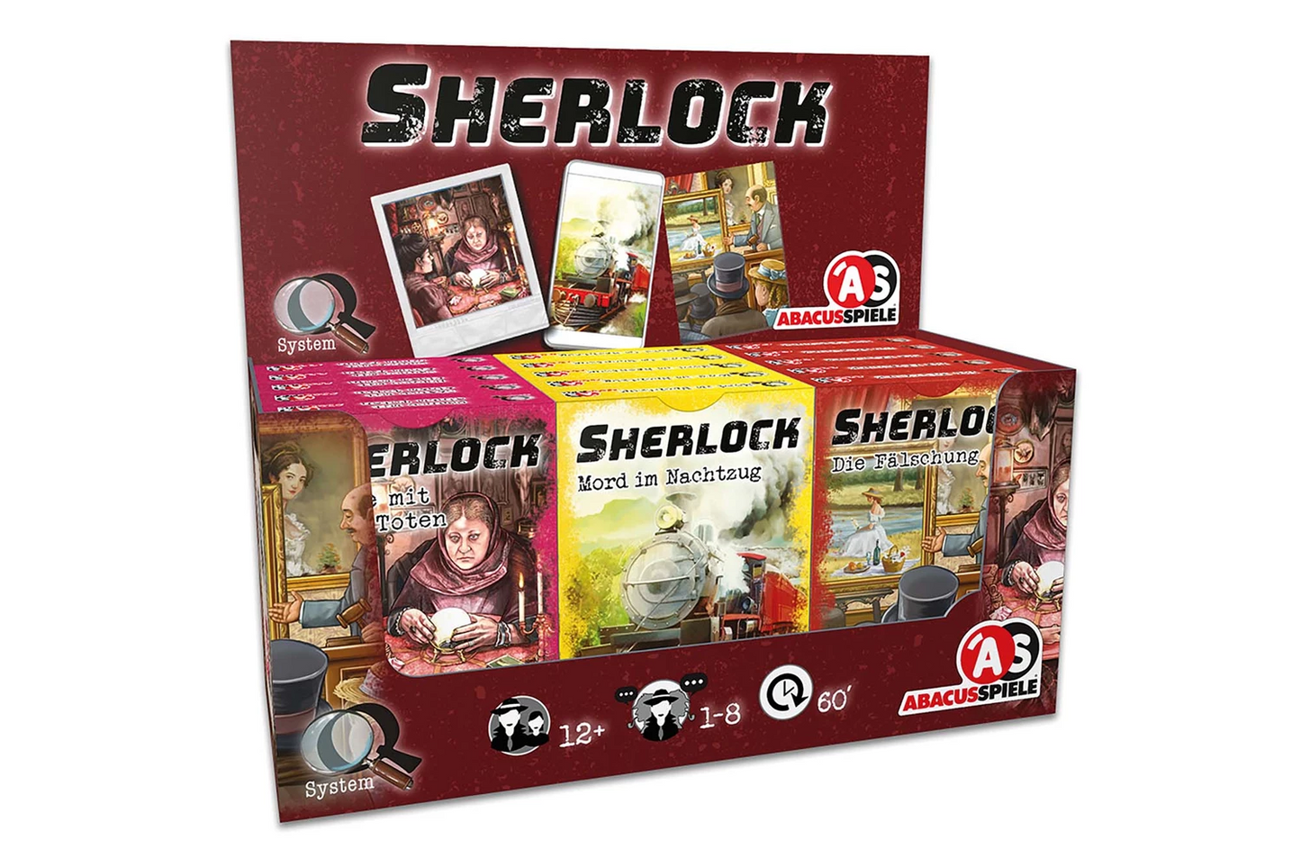 AUSSTELLUNG SHERLOCK 5 FALL 13-15 ASS. (D)