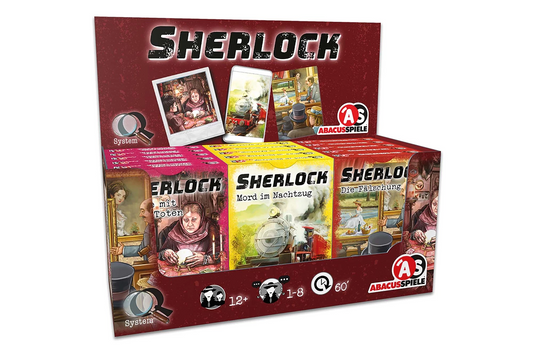 AUSSTELLUNG SHERLOCK 5 FALL 13-15 ASS. (D)
