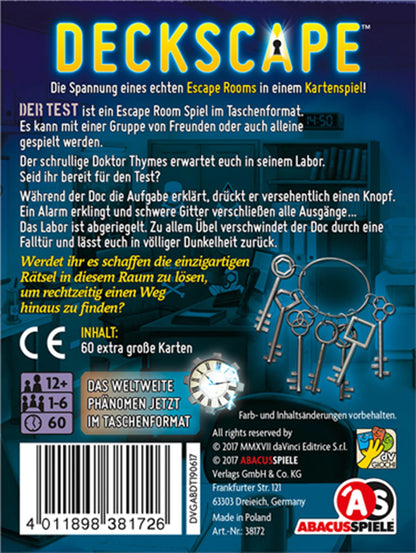 DECKSCAPE - DER TEST (D)