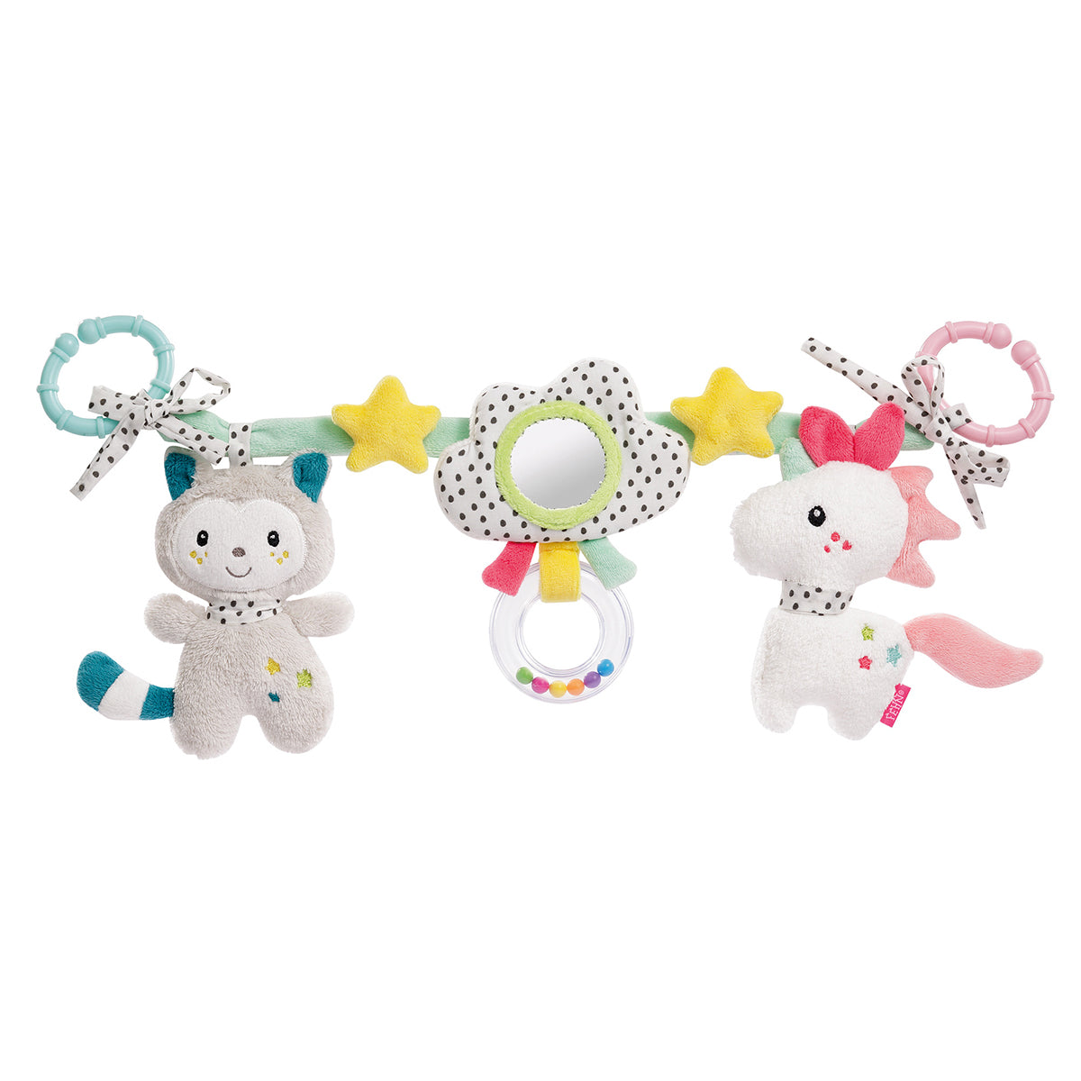 KINDERWAGENKETTE EINHORN UND KATZE 🔶