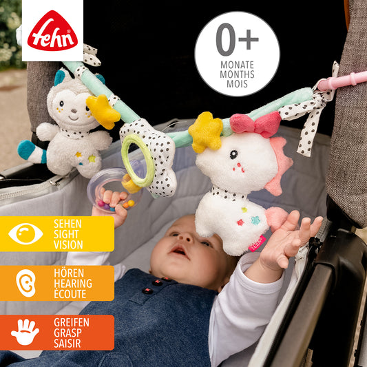 KINDERWAGENKETTE EINHORN UND KATZE 🔶