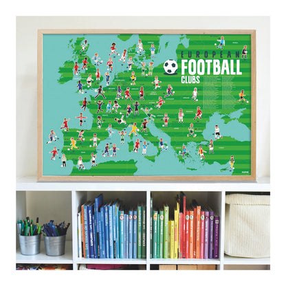 SELBSTKLEBENDES LEHRPOSTER FUSSBALLVEREIN