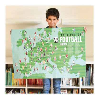 SELBSTKLEBENDES LEHRPOSTER FUSSBALLVEREIN