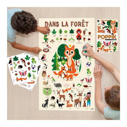 ADESIVI PER POSTER DIDATTICI SULLA FORESTA