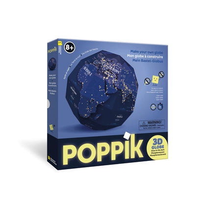 MON GLOBE TERRESTRE DIY, LA TERRE LA NUIT