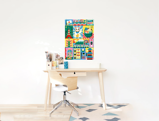 MANIFESTO MOSAICO GIAPPONE