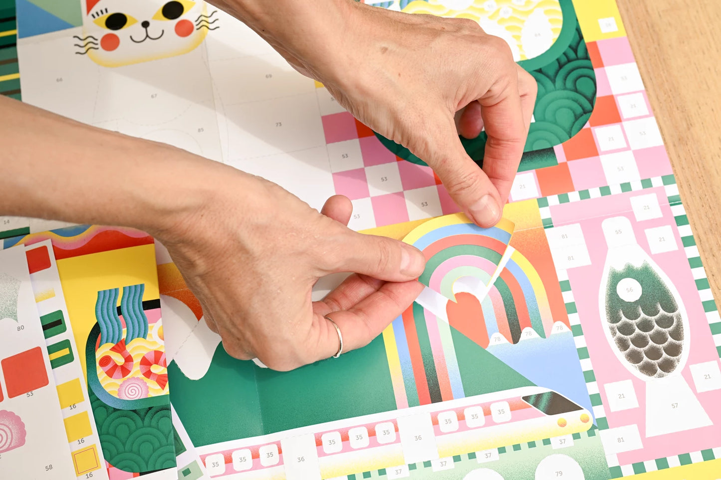 MANIFESTO MOSAICO GIAPPONE