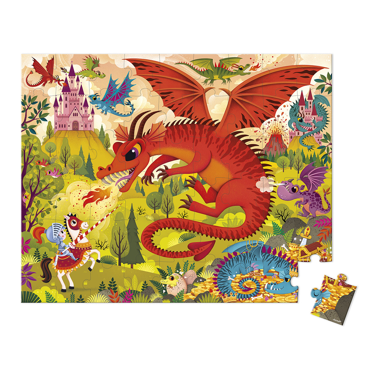PUZZLE ROYAUME DES DRAGONS – JANOD