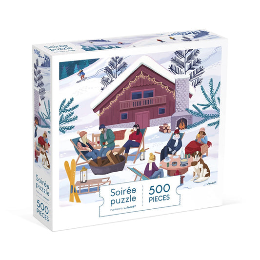 PUZZLE HIVERNAL EN MONTAGNE 🔶