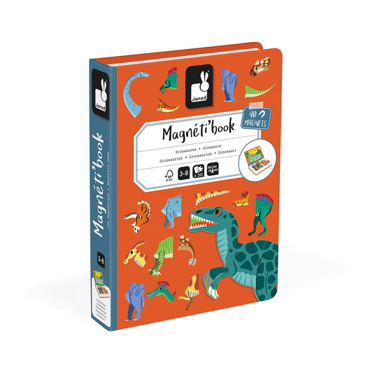 LIVRE MAGNÉTIQUE DINOSAURES 🔶