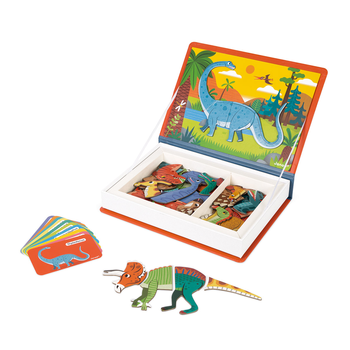 LIVRE MAGNÉTIQUE DINOSAURES 🔶