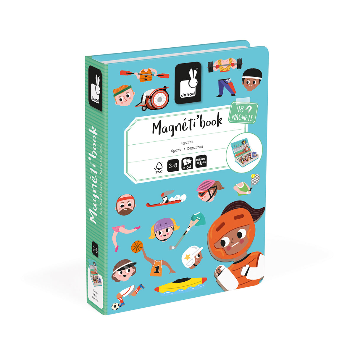 LIVRE MAGNÉTIQUE SPORTIF 🔶
