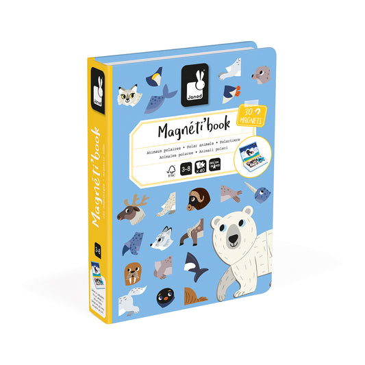 LIVRE MAGNÉTIQUE ANIMAUX POLAIRES 🔶