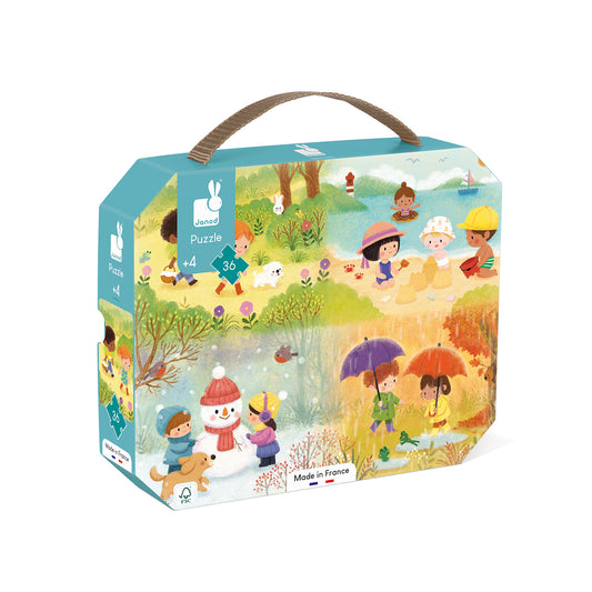 PUZZLE DES SAISONS, 36 PIÈCES 🔶