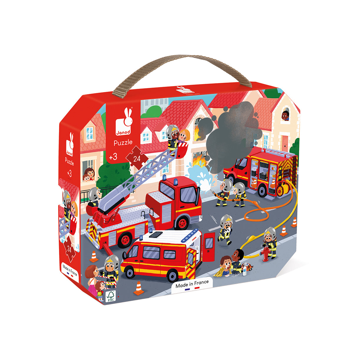 PUZZLE POMPIERS, 24 PIÈCES 🔶