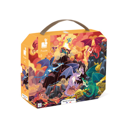 PUZZLE DRAGON WORLD 54 PIÈCES 🔶