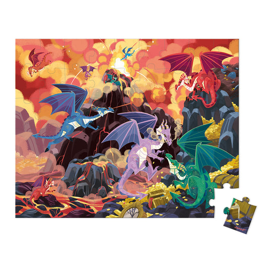 PUZZLE DRAGON WORLD 54 PIÈCES 🔶