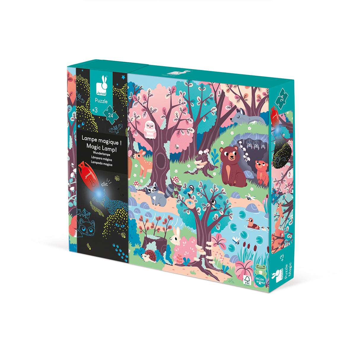 PUZZLE FORÊT MAGIQUE 24 PIÈCES 🔶