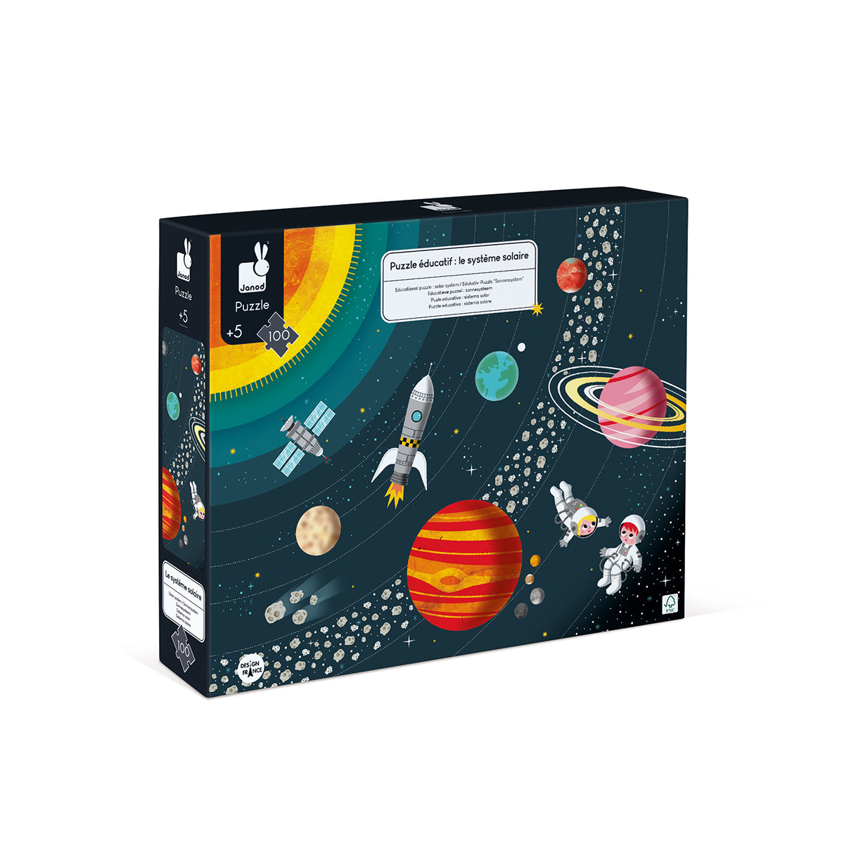 PUZZLE DU SYSTÈME SOLAIRE DE 100 PIÈCES 🔶