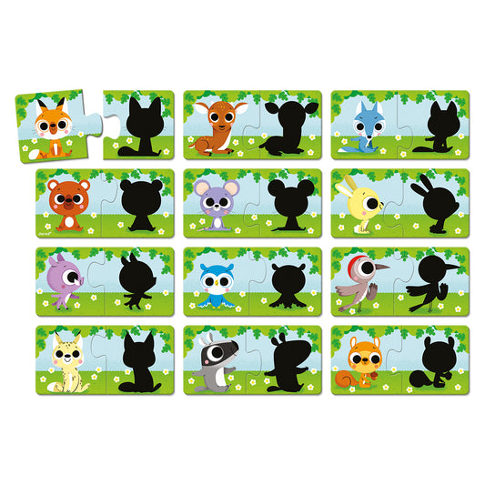 ANIMALI PUZZLE E LE LORO OMBRE 🔶