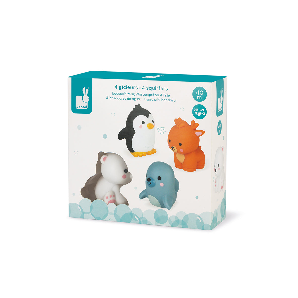 JOUET DE BAIN 4 ANIMAUX POLAIRES 🔶