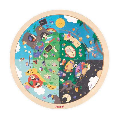 PUZZLE ROND DU JARDIN CACHÉ 🔶