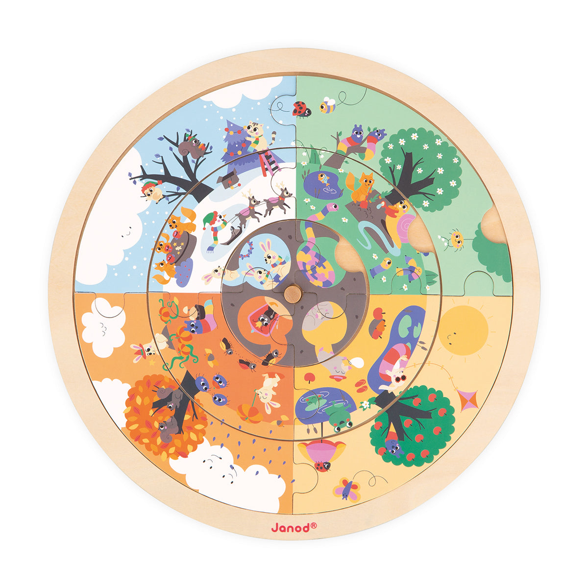PUZZLE ROND DU JARDIN CACHÉ 🔶