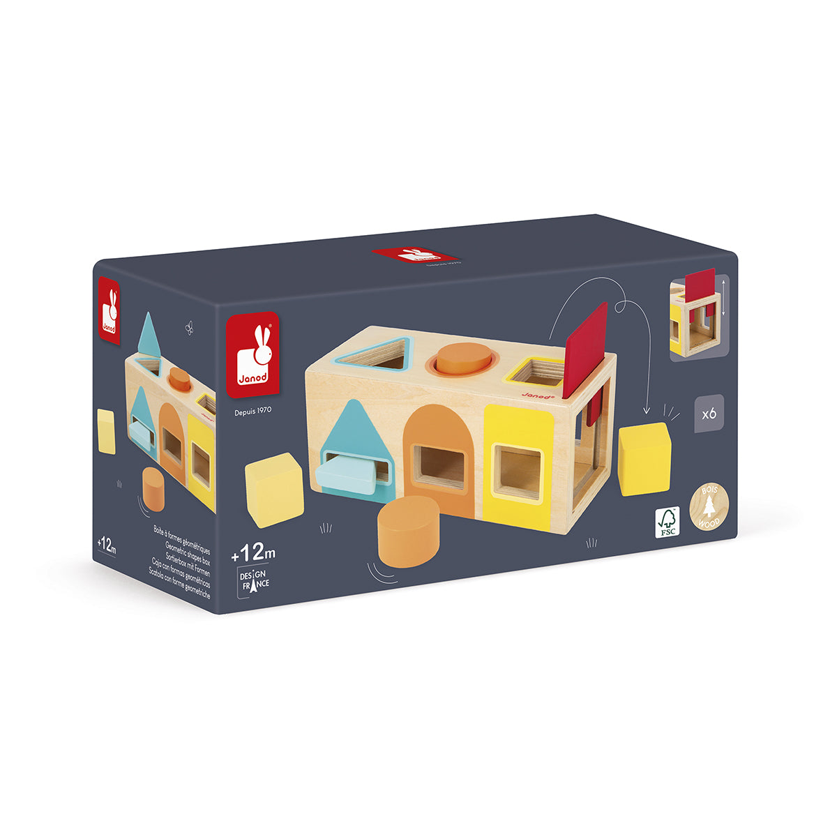 SORTIERBOX MIT FORMEN – JANOD