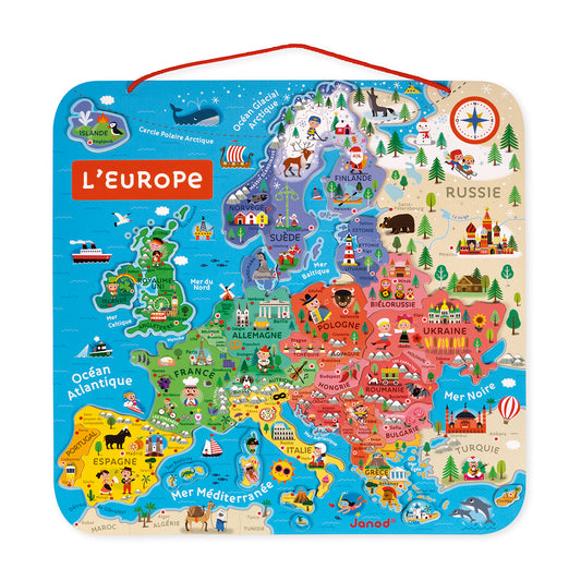 MAPPA MAGNETICA DELL'EUROPA - FRA 🇫🇷 🔶
