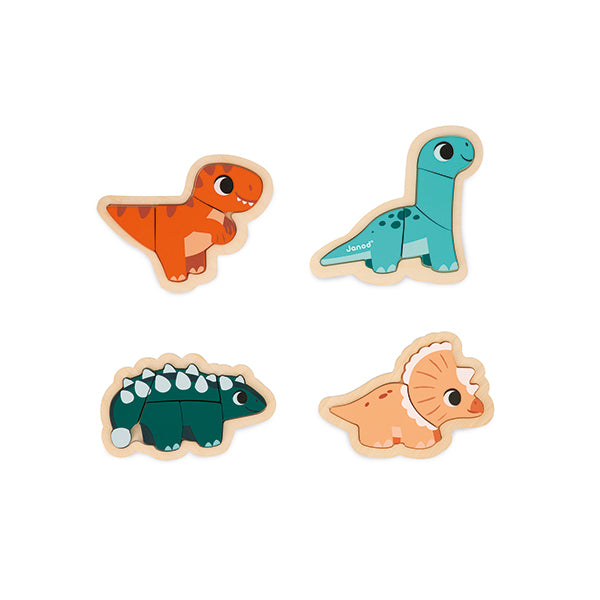 DINO 4 PUZZLE ÉVOLUTIFS 🔶