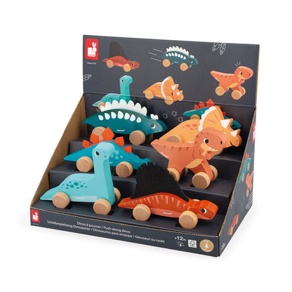 JOUET À POUSSER DINO 🔶