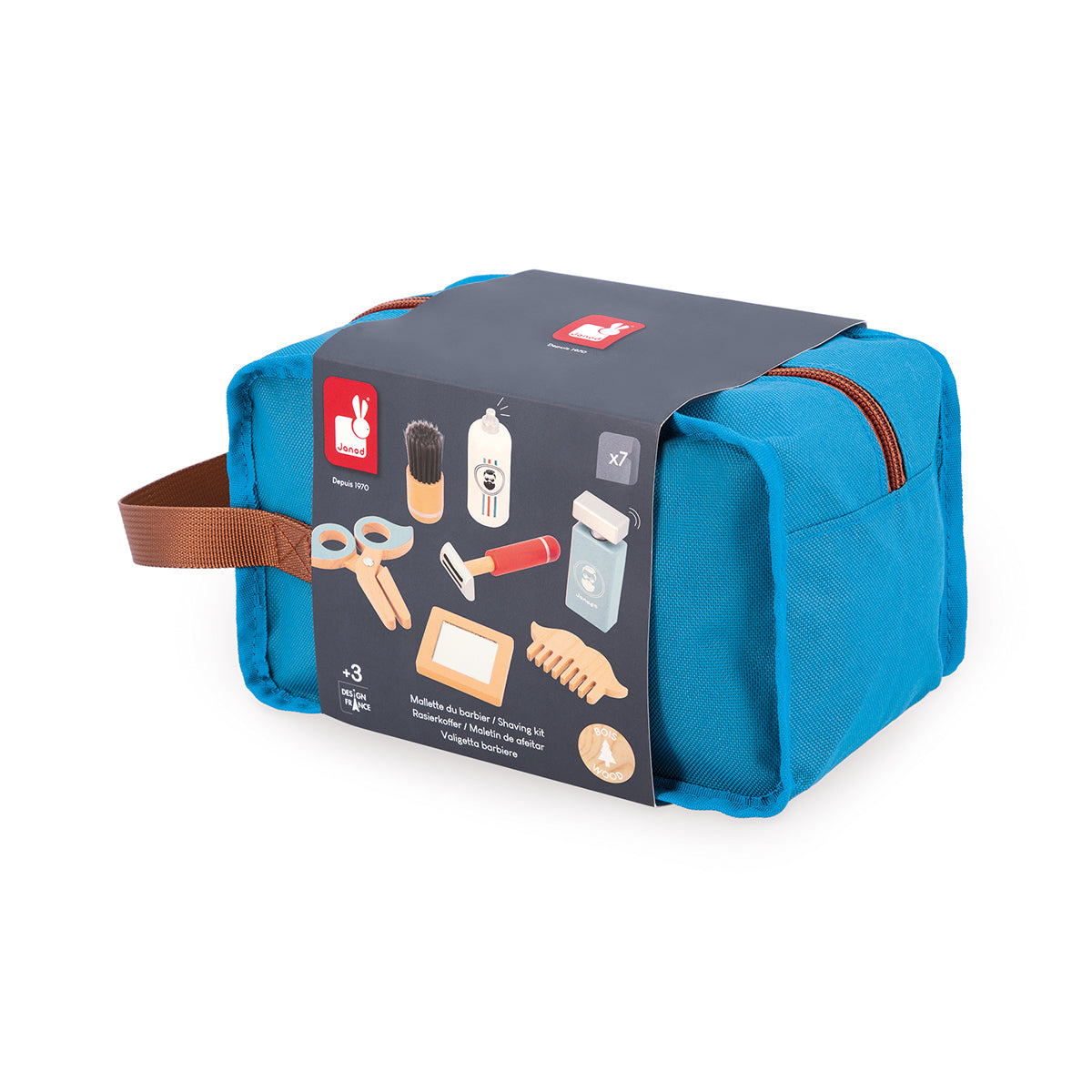 KIT DA BARBA DA 7 PEZZI CON ACCESSORI 🔶