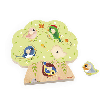 PUZZLE SONORE CRI D'OISEAU – JANOD