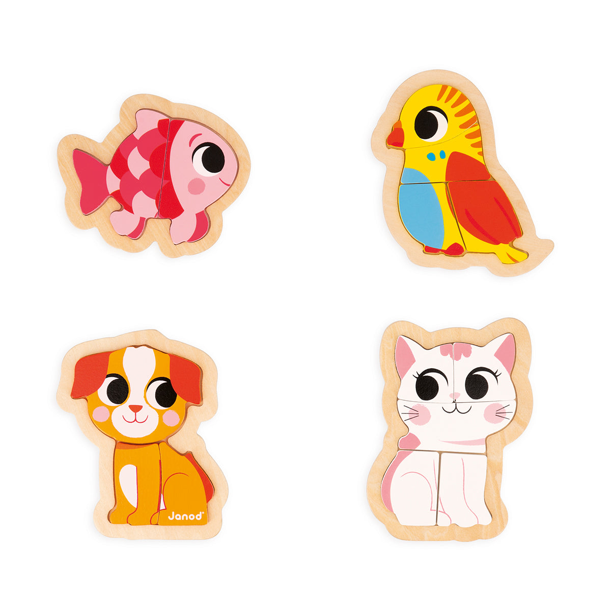 4 PUZZLES POUR ANIMAUX DE COMPAGNIE 🔶