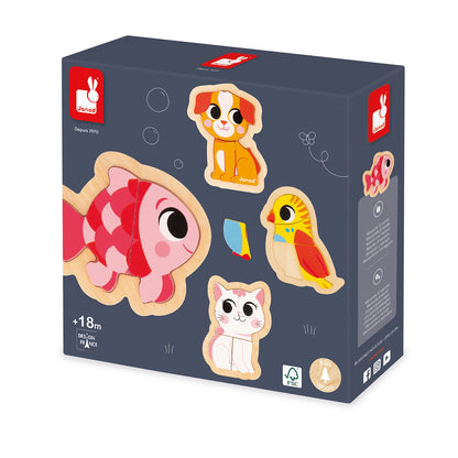 4 PUZZLES POUR ANIMAUX DE COMPAGNIE 🔶