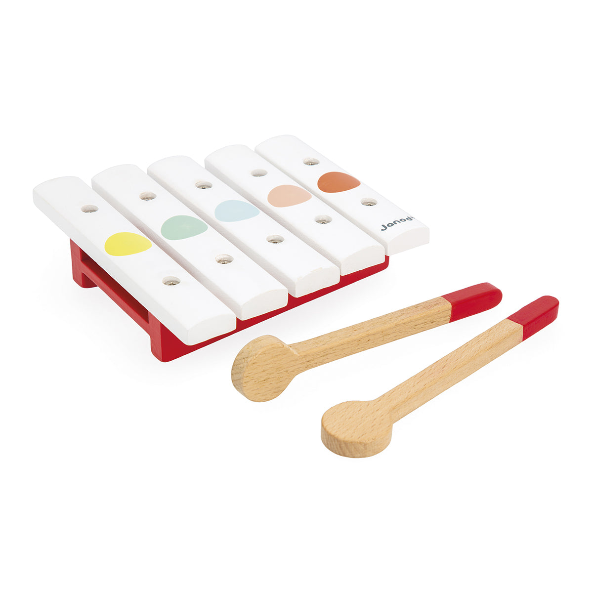 MINI XYLOPHON AUS HOLZ PASTEL – JANOD