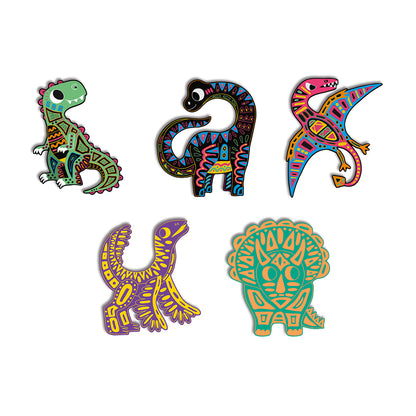 DINOSAURES À GRATTER POUR ENFANTS À PARTIR DE 5 ANS 🔶