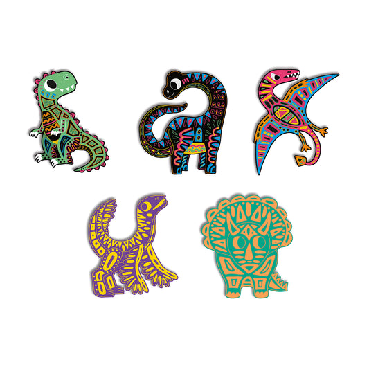DINOSAURES À GRATTER POUR ENFANTS À PARTIR DE 5 ANS 🔶
