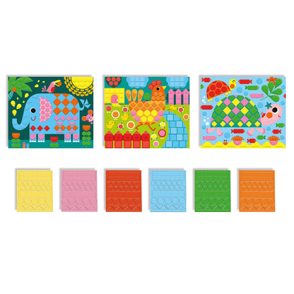ANIMAUX EN MOSAÏQUE POUR LES ENFANTS DE 5 ANS ET PLUS 🔶