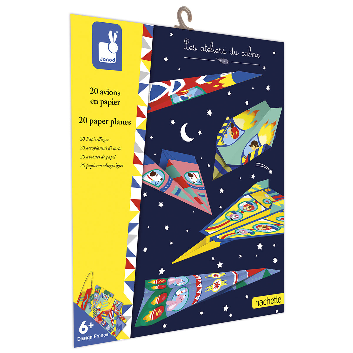 KIT AVION EN PAPIER CRÉATIF POUR ENFANTS À PARTIR DE 6 ANS 🔶