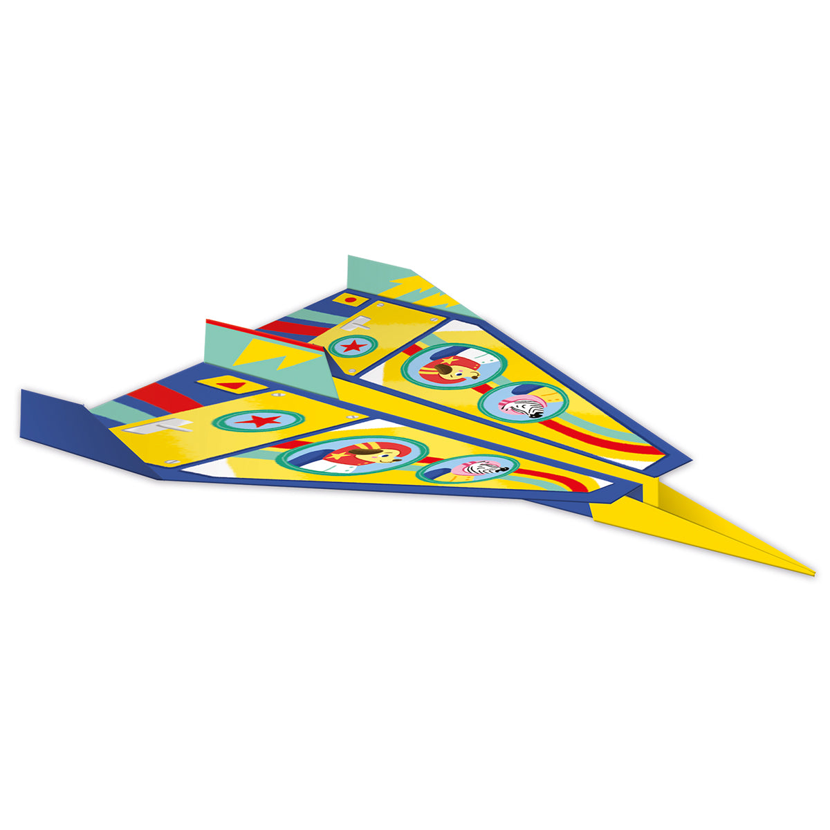 KIT AVION EN PAPIER CRÉATIF POUR ENFANTS À PARTIR DE 6 ANS 🔶
