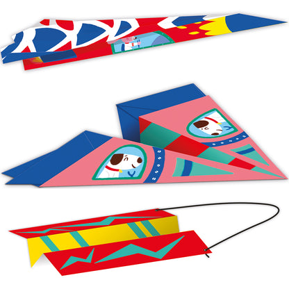 KIT AVION EN PAPIER CRÉATIF POUR ENFANTS À PARTIR DE 6 ANS 🔶