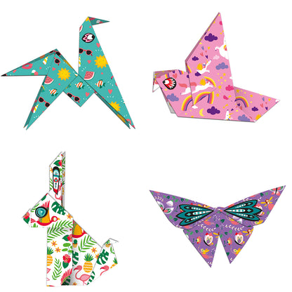 KIT CRÉATIF ANIMAUX ORIGAMI POUR ENFANTS À PARTIR DE 6 ANS 🔶
