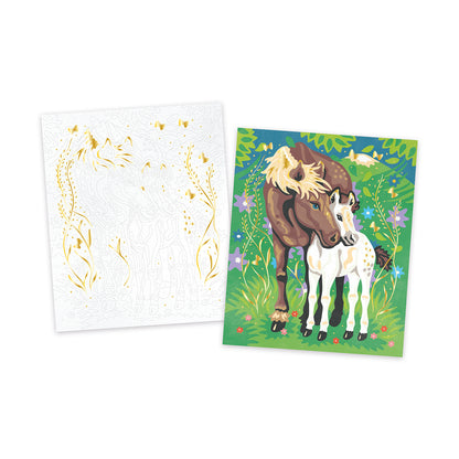 PEINTURE PAR NUMÉROS CHEVAUX 🔶